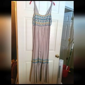 Natural Life wide leg embroidered jumper XL